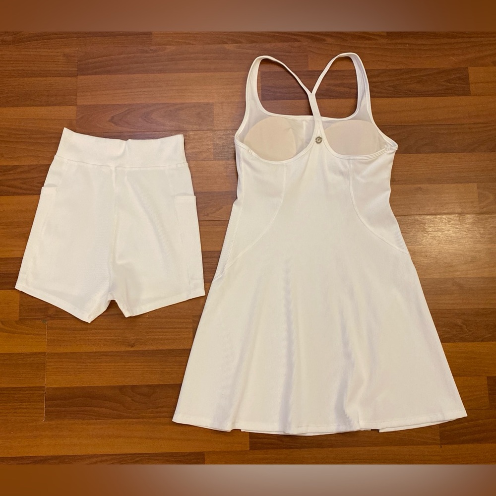 Glowmode Square Up Ribbed Solid Activewear Mini D… - image 5